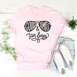 Pink Good Times & Tan Lines Short-Sleeve T-Shirt