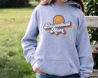 Felpa con cappuccio della mamma del basket, maglia della mamma del basket, regalo del basket, felpa da basket, regalo per la mamma