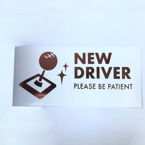 NEW DRIVER Sticker - Etsy