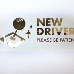 NEW DRIVER Sticker - Etsy