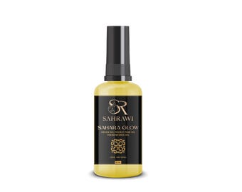Sahara Glow – Facial Serum with Argan, Prickly Pear & Frankincense for Glowing Skin