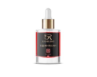 Moroccan Liquid Blush with Aker Fassi – Natural Red Tint for Cheeks | Long-Lasting, Vibrant Glow | 15ml