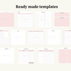 Daily Sticky Notes Templates | Digital and Printable | Editable on ...
