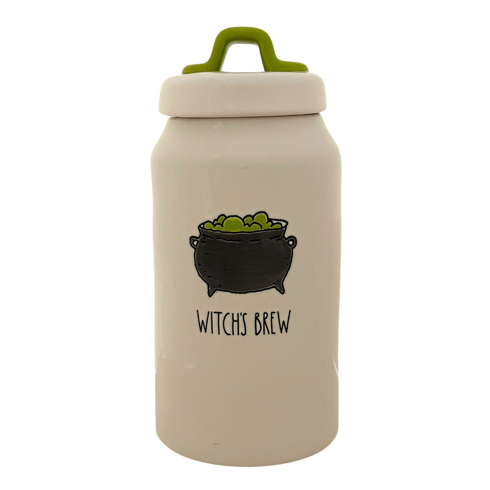 Rae Dunn Halloween Canister witch's Brew Etsy
