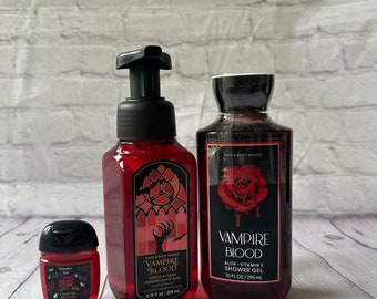Halloween Shower Gel + Soap + Hand Sanitizer:  Vampire Blood