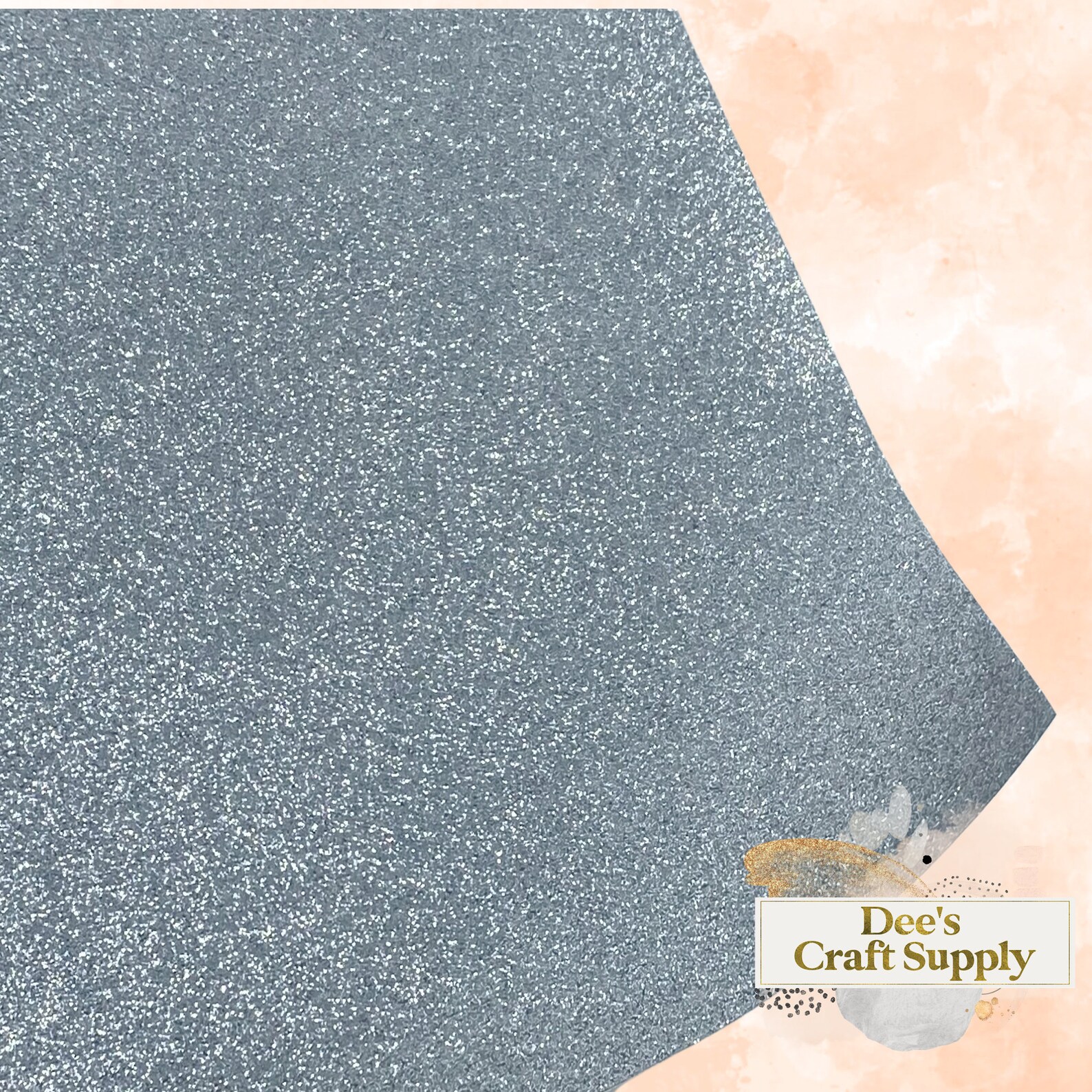 Silver glitter jessecmault vinyl sheets perfect for bows  etsy