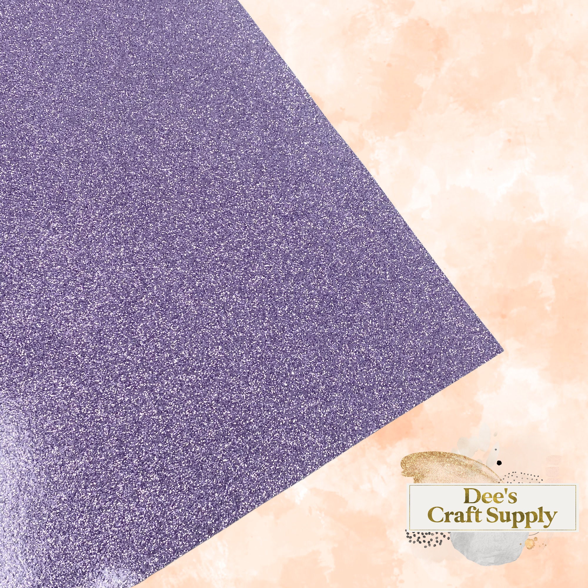 Lavender Glitter Embroidery Vinyl Sheets Perfect for Bows Etsy