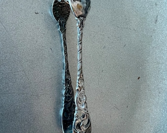 Porte-sucre en argent antique 830S (argent pur à 83 %)