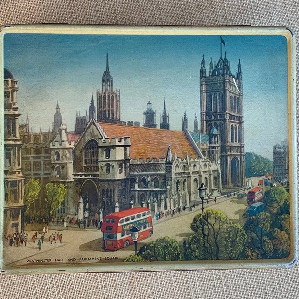 Thorne’s Toffee Tin, The World’s Premier Toffee, Westminster Hall, Buckingham Palace, Wellington Arch.