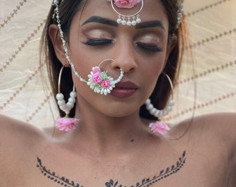 Flower Jewelry for Haldi - Etsy