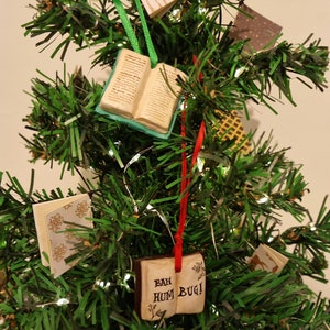 Personalised Book Ornament - Bookish Tree Bauble