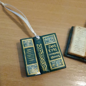 Jane Eyre Book Ornament- Bookish Tree Bauble - Book Lovers Book Decoration