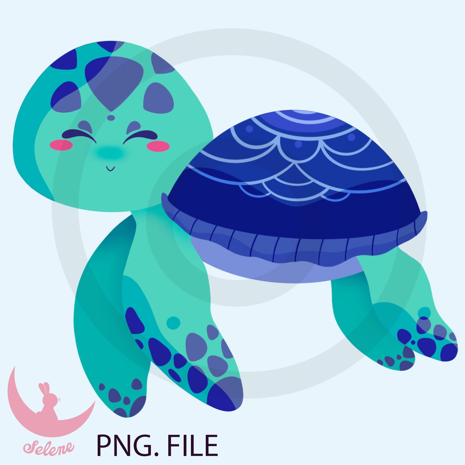 Cute Turtle Clipart Cute Turtles Clipart Cute Animals - Etsy UK