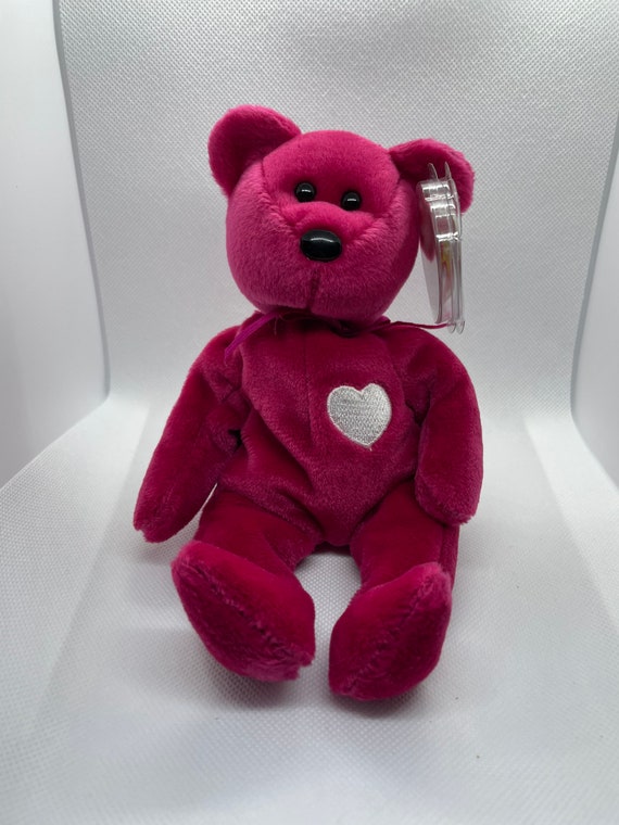 Rare Valentina TY Beanie Baby Gorgeous Pink Color Etsy