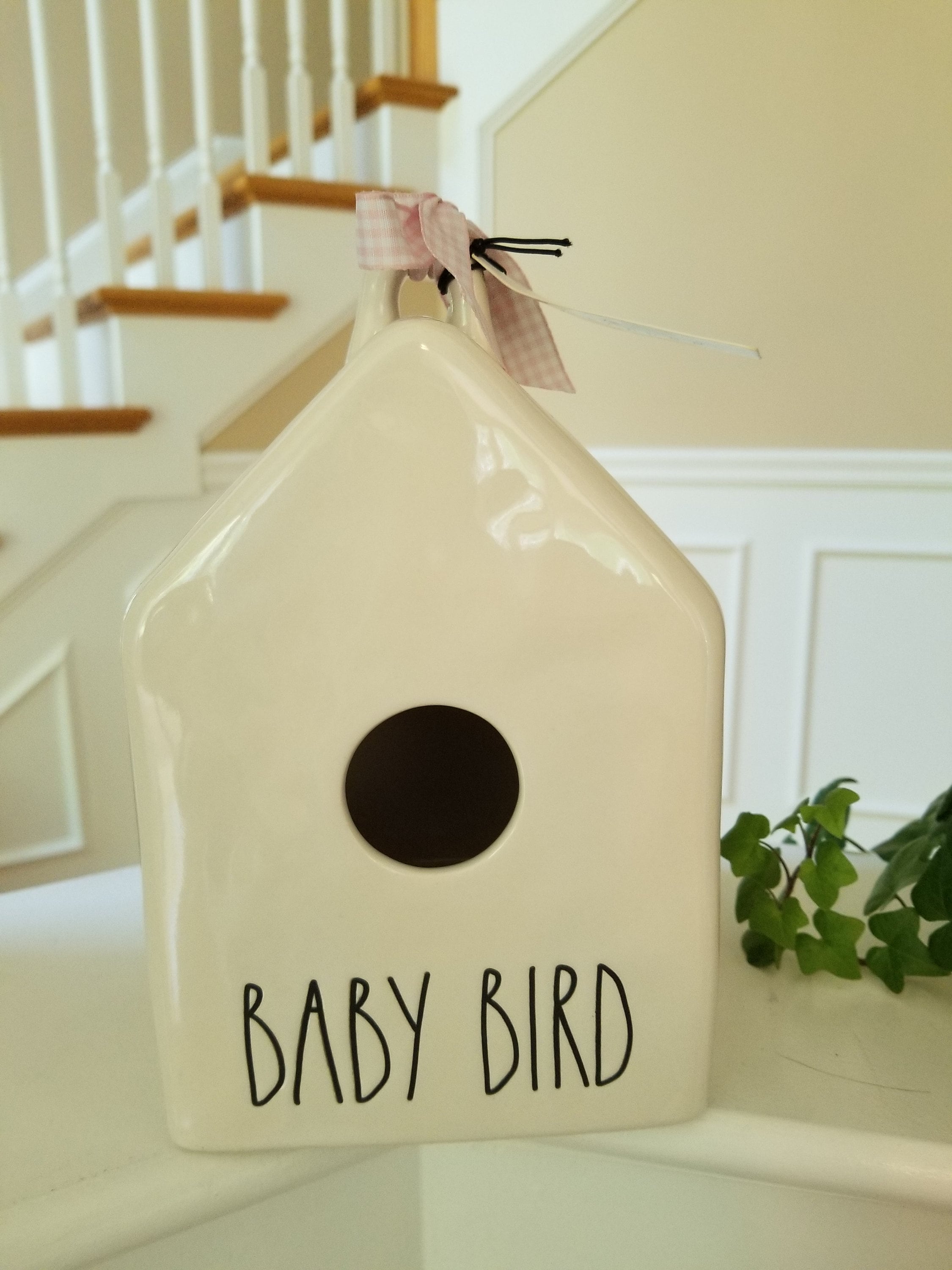 Rae Dunn Baby Bird decorative ceramic birdhouse. | Etsy