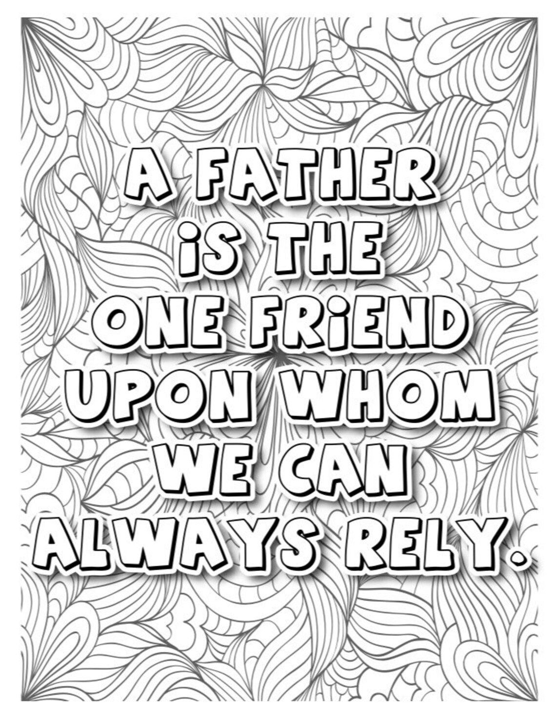 Fathers Day Coloring Pages | Etsy