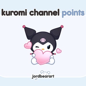 Kuro Pink Purple Heart White Sparkly Kawaii Cute Channel Points Icon - Listo para usar para Twitch / Discord - Sub & Bit Badges
