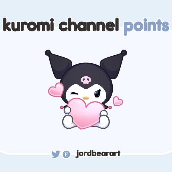 Kuro Pink Purple Heart White Sparkly Kawaii Cute Channel Points Icon - Ready To Use for Twitch / Discord - Sub & Bit Badges