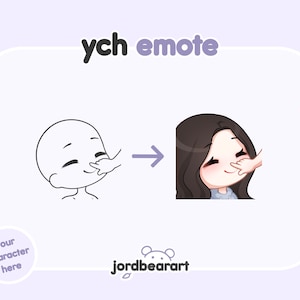 Custom Boop YCH Emote - For Twitch / Discord