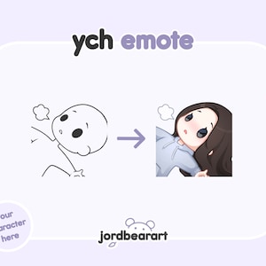 Custom Dead Sigh Colour YCH Emote - For Twitch / Discord