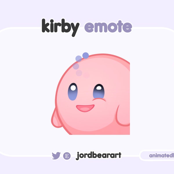 Animated Loading Pink Ball Cute Character Emote - Ready To Use for Twitch / Discord