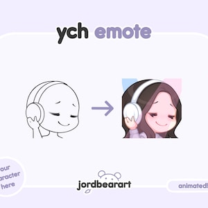 Animated Custom Jam Disco YCH Emote - For Twitch / Discord