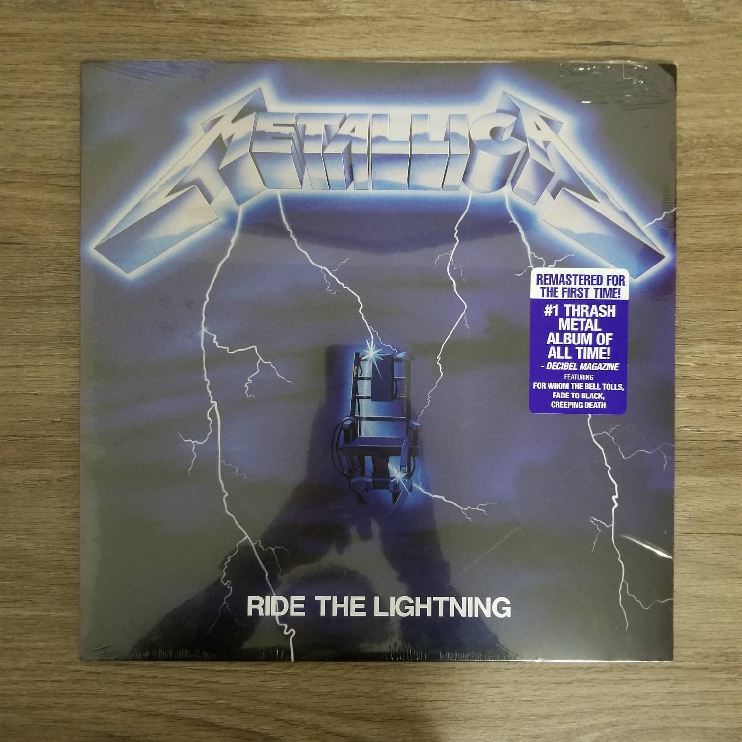 Metallica Ride The Lightning Sealed Vinyl Record Etsy