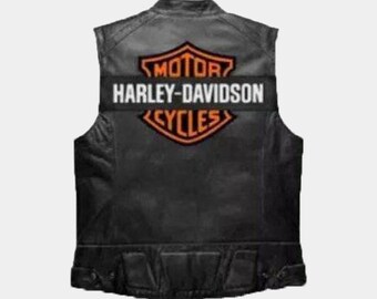 harley davidson sleeveless jacket