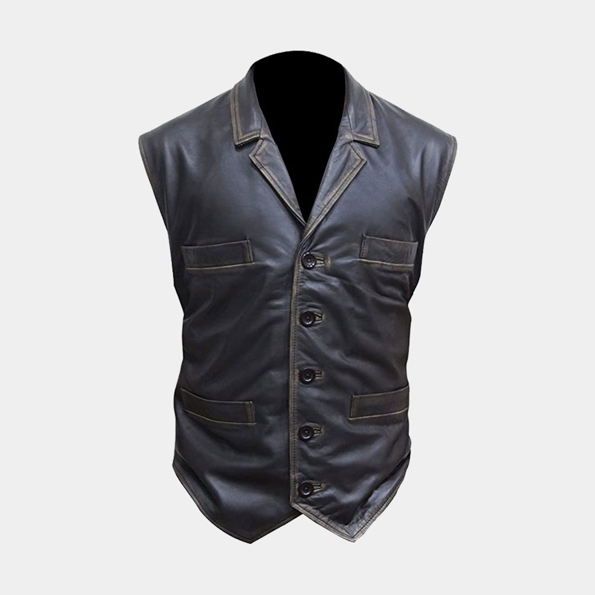 Hand Made Rock N Roll Fashion Cullen Bohannan Leather Vest - Etsy