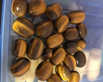 Tiger Eye Tumbled Stone