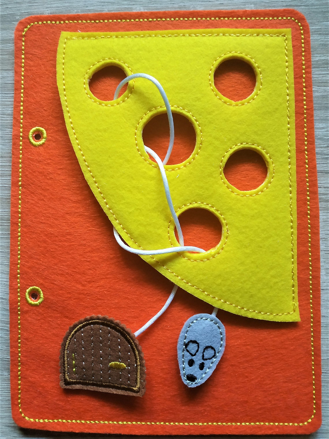 Quiet book page embroidery design Toddler quiet book pattern Etsy