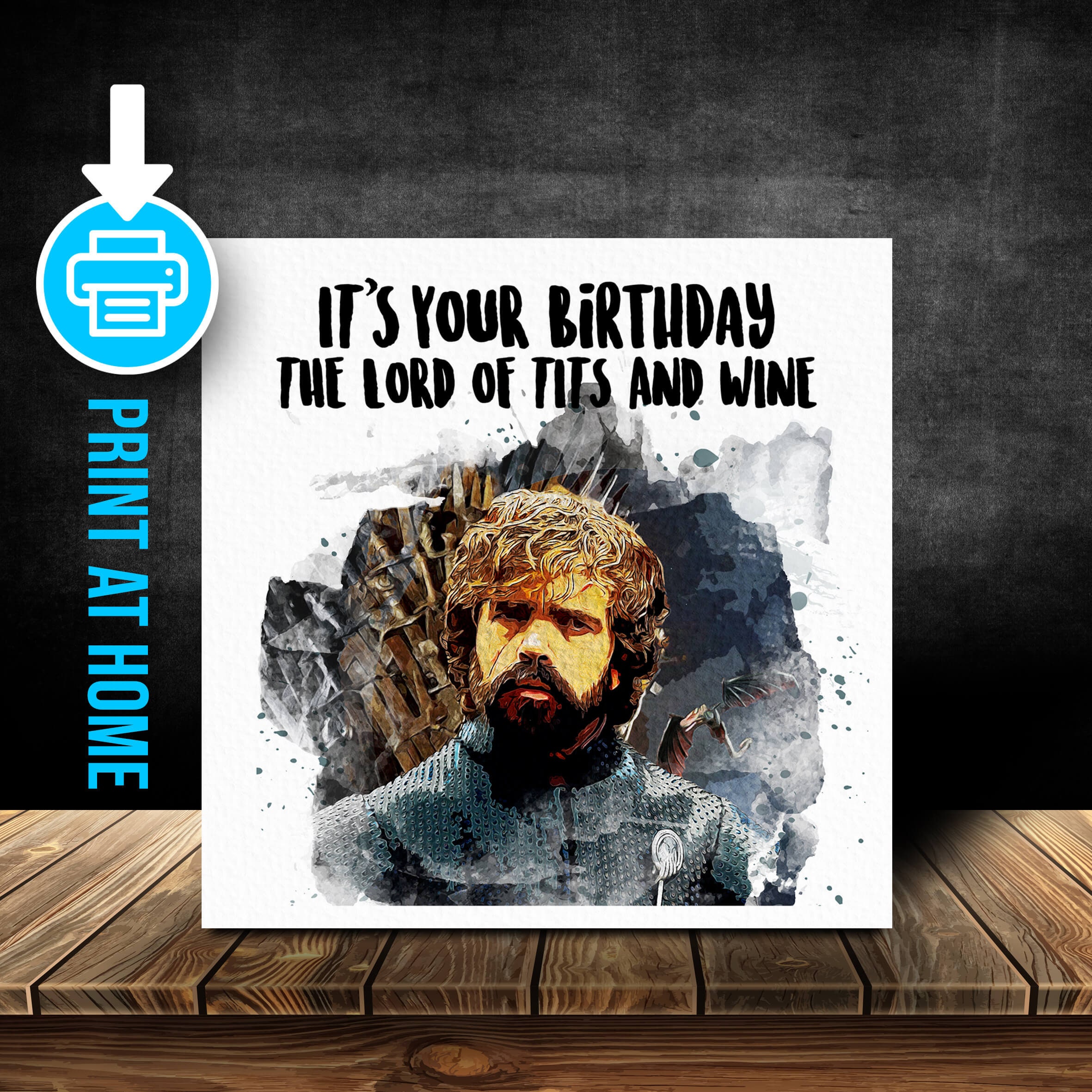 Game Of Thrones Birthday Card Game Of Thrones Birthday Card The Art 