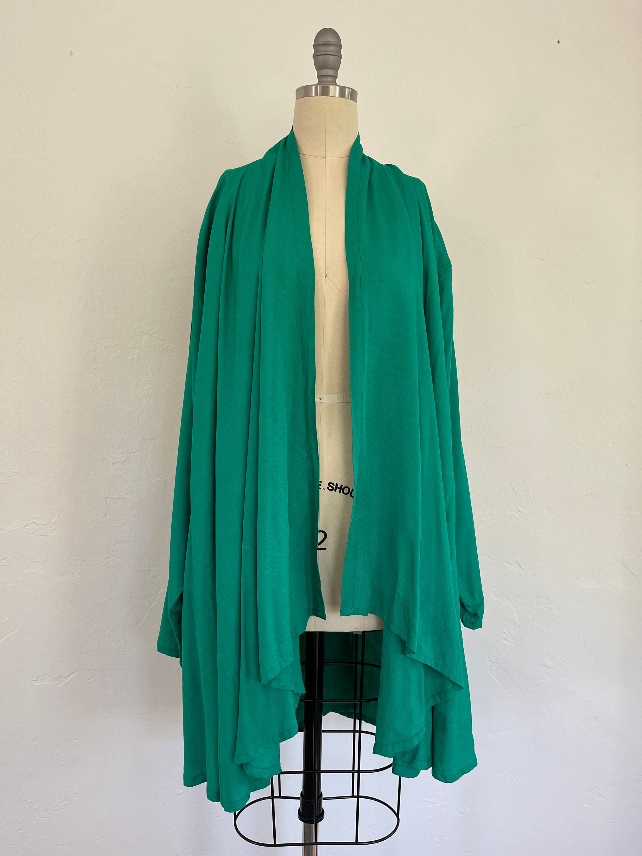 Vintage green Gypsy by Pier 1 batwing kimono style cocoon | Etsy