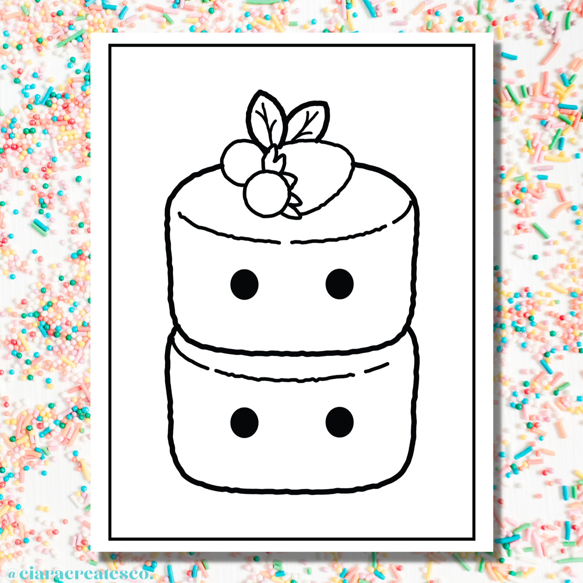 40 cute food coloring pages food coloring pages for kids etsy