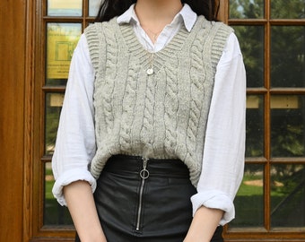 Arcuate Vest - KNITTING PATTERN