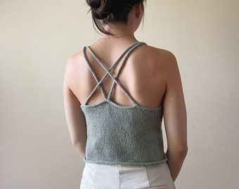 Double Crossed Top KNITTING PATTERN