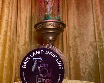 Rain Lamp Drip Line – 150 ft Heavy-Duty Clear Line for Vintage Repair