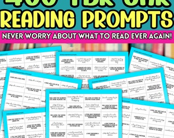 TBR Jar Prompts The Perfect Gift For Book Lovers And Bookish Challenges This Printable Bookworm PDF Game Gifts Literary Lovers With Prompts