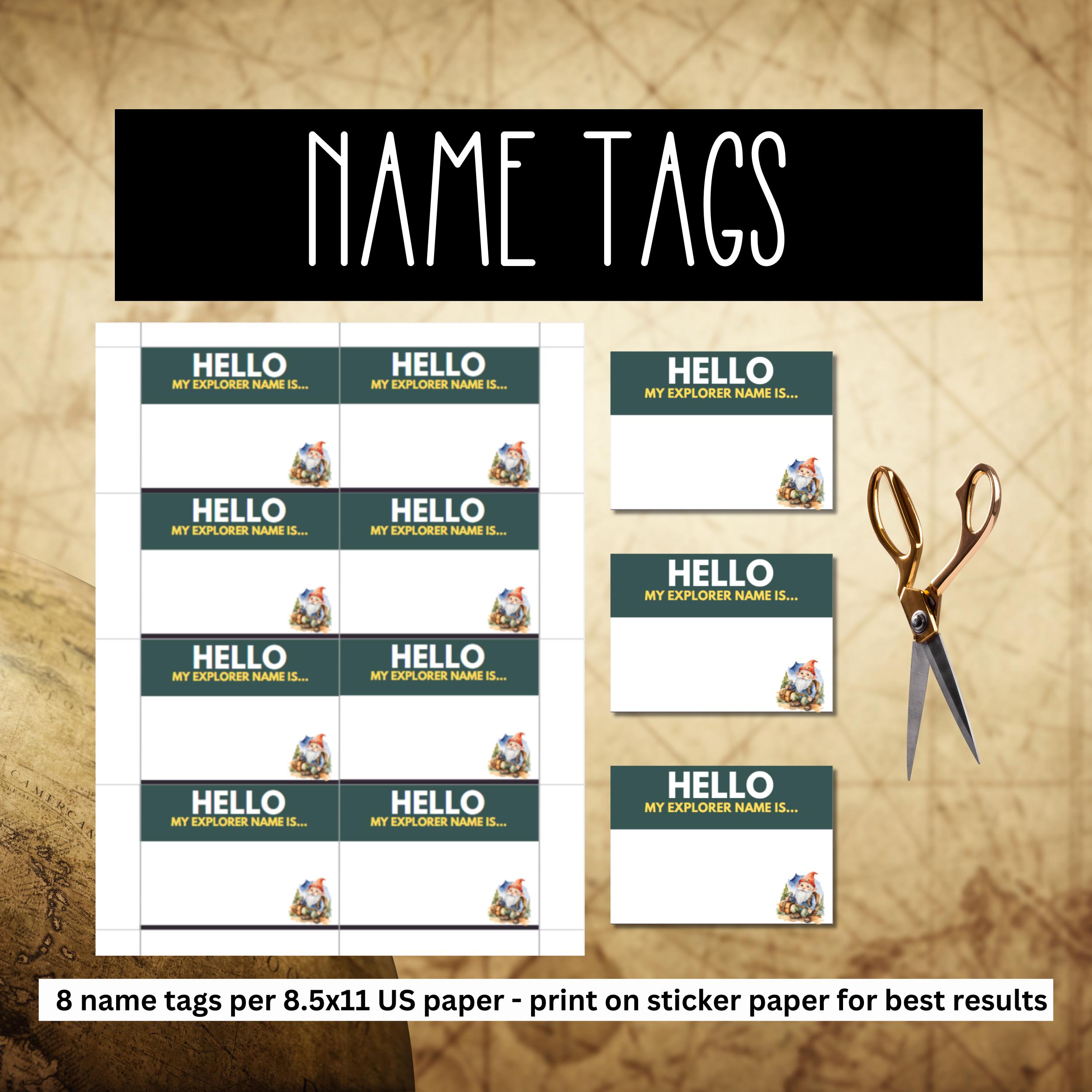 Explorer Name Generator: Kids Travel Adventure Game (digital Download ...