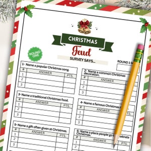 Julfejd-spel: Familjefestaktivitet (Omedelbar nedladdning)