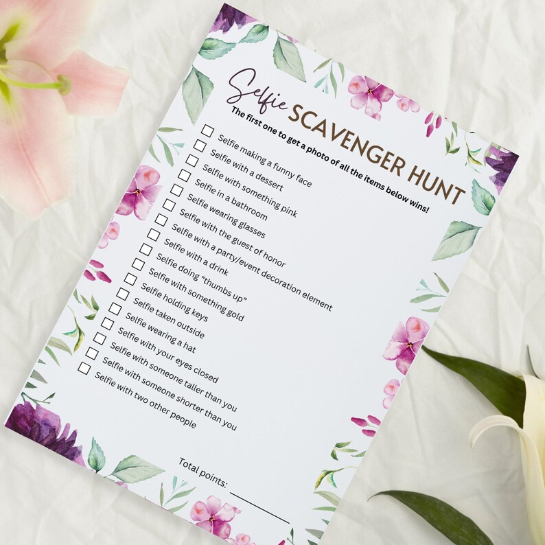 Happy Mother's Day Selfie Scavenger Hunt Smartphone Party Game For A Mom To Be Or Grandma And Your Mother To Celebrate With The Whole Family