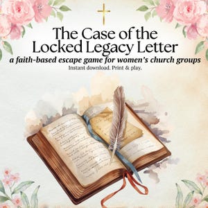Women's Ministry Escape Room Kit (12 Puzzles)