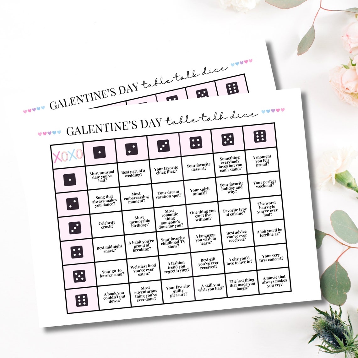 Galentine's Day Game Bundle 12 Galentines Printable Games for Adults ...