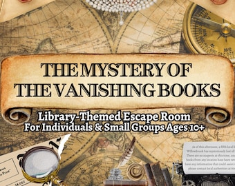 Library Escape Room: Mystery of the Missing Books (PDF)