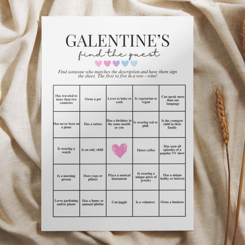 Galentine's Day Game Bundle 12 Galentines Printable Games for Adults ...