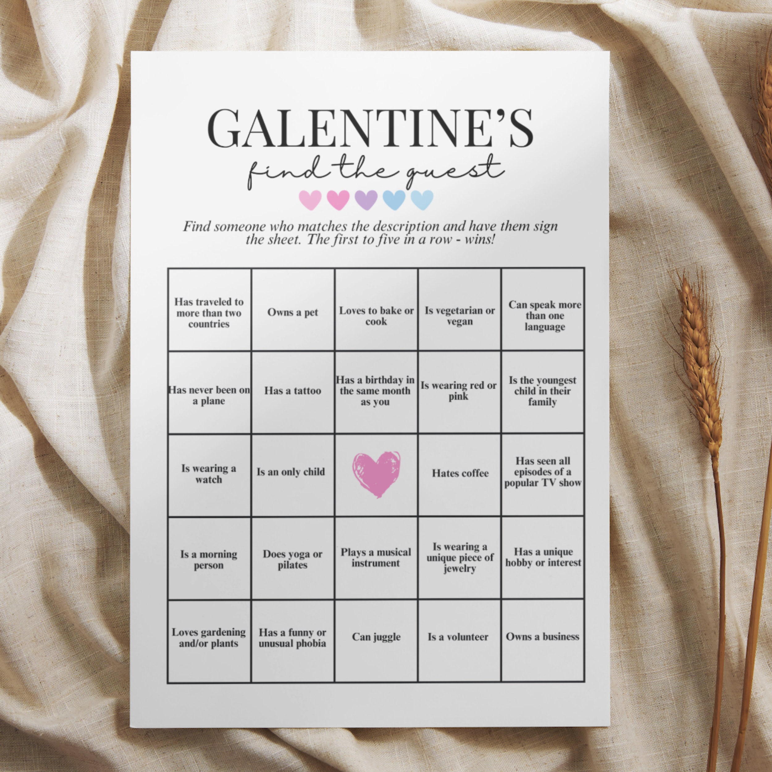 Galentine's Day Game Bundle 12 Galentines Printable Games for Adults ...