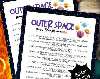 Solar Eclipse Pass The Prize Left Right Game Activity For Kids Adults Teenagers And Seniors - Outer Space Astronomy Classroom Games