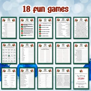 Book Club Christmas Games MEGA Bundle: 18 Activities (PDF Download)