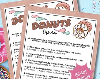 Donut Bingo - Etsy