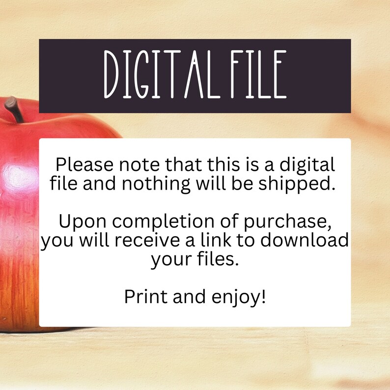 What's Your Apple Name Game: Printable Party Activity (digital Download ...